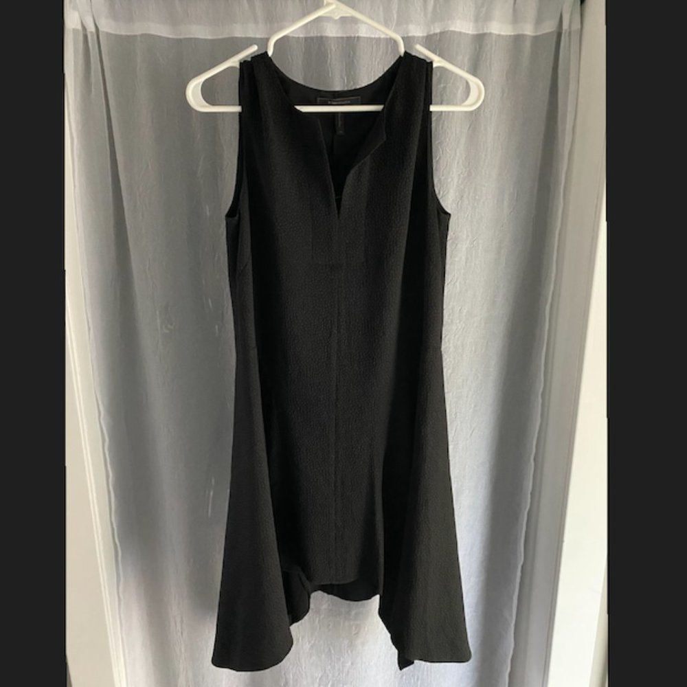 BCBGMaxAzria XS black high-low cut cocktail dress